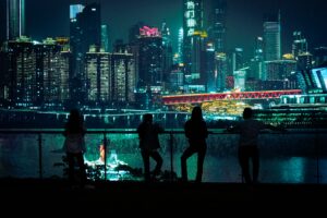 シティポップ 都市 夜景 日本音楽 イメージ