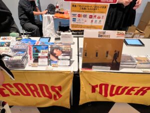会場内CD販売コーナー