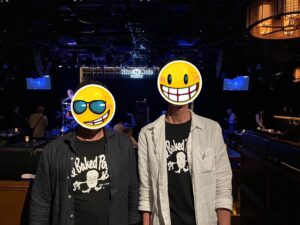 Simon Phillipsとのサイン会終了後の記念撮影