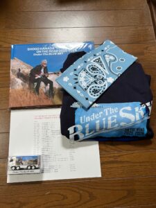 ライブの記念に事前購入したグッズ