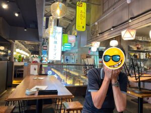 会場となった代々木BROADWAYの中のお店