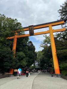 川越氷川神社の大鳥居