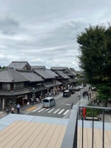 川越の蔵造りの町並み