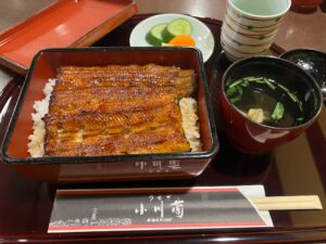 川越「小川菊」で味わったうな重