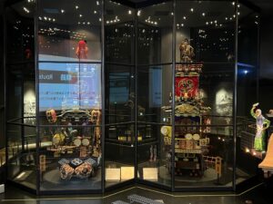 川越まつり会館に展示された喜多町の山車