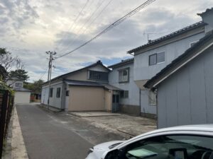 高校時代に暮らした下宿があった象潟海岸近くの風景