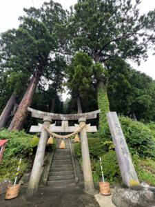藤野と京本のロケ地近くにある神社