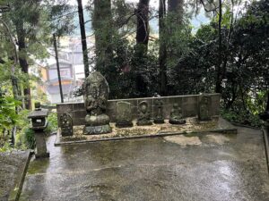 藤野と京本のロケ地近くにある神社の一番上からの景色