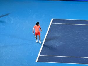 準決勝でプレーするカルロス・アルカラス